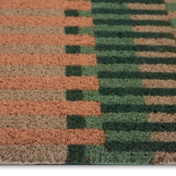 Pastel Broken Coir Stripe Doormat - thumbnail 3
