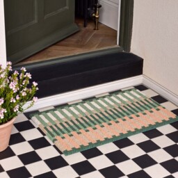 Pastel Broken Coir Stripe Doormat