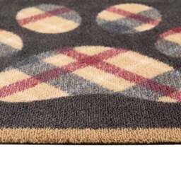Tartan Paw Navy Washable Doormat - thumbnail 4