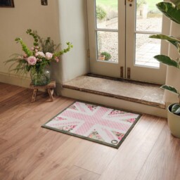 Country Rose Flag Washable Doormat - thumbnail 3