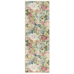 Antique Hydrangea & Rose Eco-Washable Runner