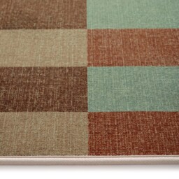 Modular Stripe Earth Eco-Washable Runner - thumbnail 3