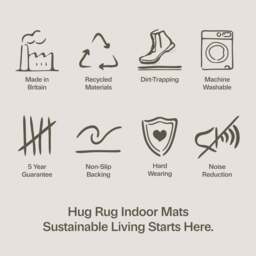 Wipe Your Paws Burgundy Doormat - thumbnail 4