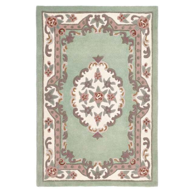 Shensi Aubusson Rug in Green - image 1