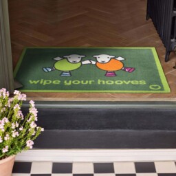 Wipe Your Hooves Herdy Washable Doormat - thumbnail 3
