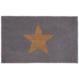 Printed Coir Inverse Star Doormat - thumbnail 1