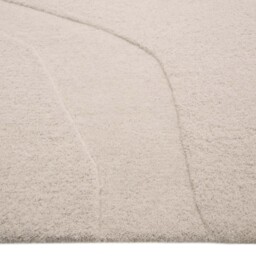 Sculptured Wool Rug Formation Cream - thumbnail 5