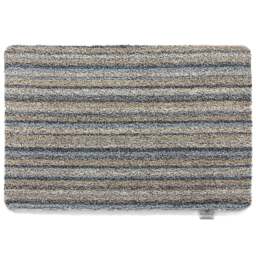 Candy Ribbon Grey Stripe Washable Doormat