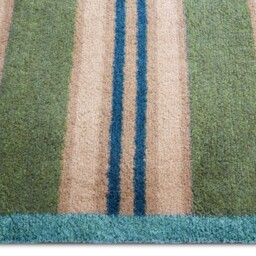 Timeless Stripe Green Washable Doormat - thumbnail 3