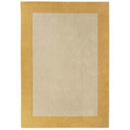 Borders Wool Rug Ochre - thumbnail 2