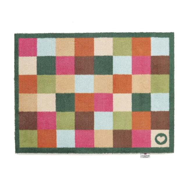 Allsorts Check Washable Doormat - image 1