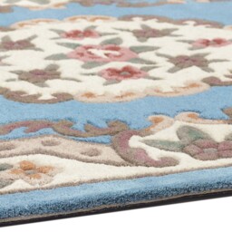 Shensi Aubusson Rug in Blue - thumbnail 5