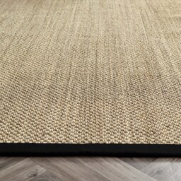 Sisal Light Beige with Black Border Runner - thumbnail 4