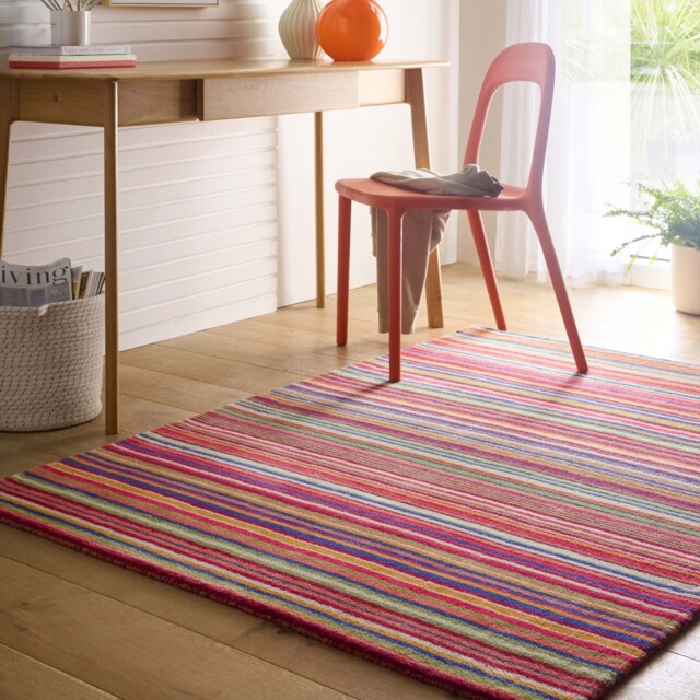 Fine Stripes Rug Multi - image 1