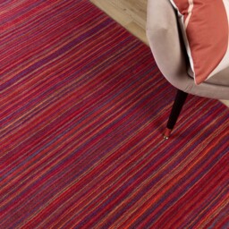 Fine Stripes Rug Purple/Pink - thumbnail 4