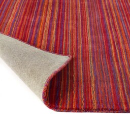 Fine Stripes Rug Purple/Pink - thumbnail 3