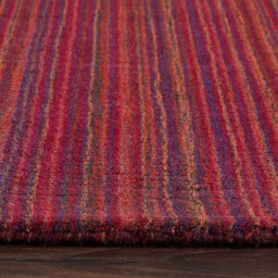 Fine Stripes Rug Purple/Pink - thumbnail 5