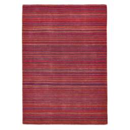 Fine Stripes Rug Purple/Pink - thumbnail 2