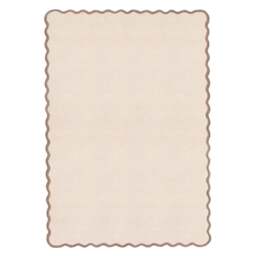 Scalloped Elsie Rug Natural/Brown - thumbnail 2