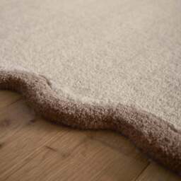 Scalloped Elsie Rug Natural/Brown - thumbnail 4