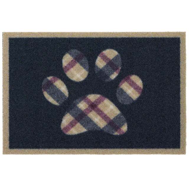 Tartan Paw Outdoor Doormat - image 1
