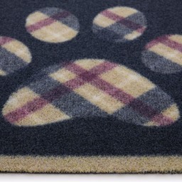 Tartan Paw Outdoor Doormat - thumbnail 4