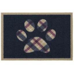 Tartan Paw Outdoor Doormat - thumbnail 1