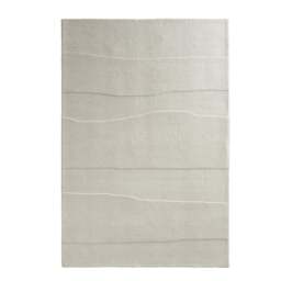 Sculptured Wool Rug Rock Cream