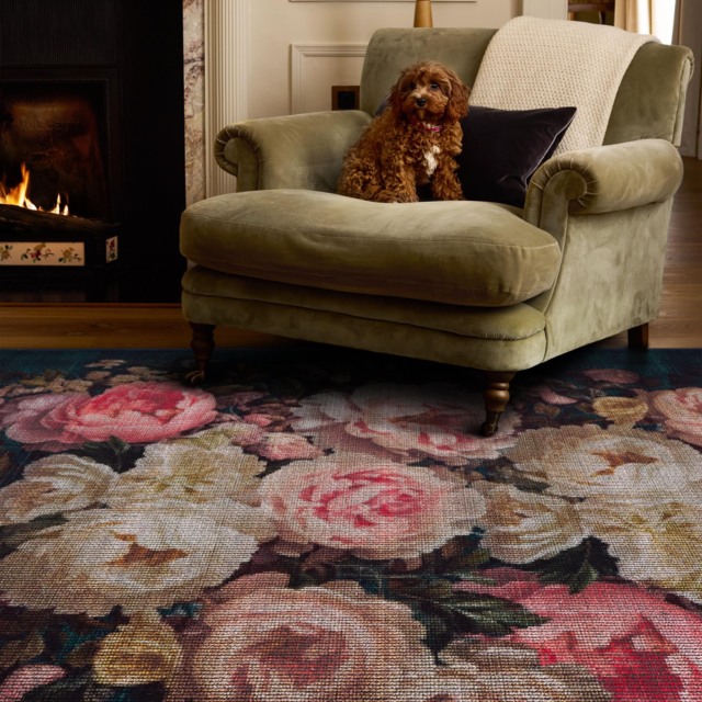 Twilight Garden Eco-Washable Rug - image 1
