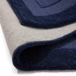 Stacked Borders Evening Blue Rug - thumbnail 5