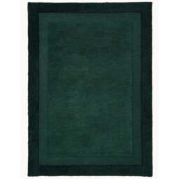 Stacked Borders Dark Green Rug - thumbnail 1
