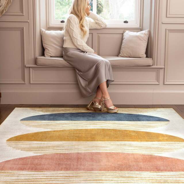 Oval Eclipse Eco-Washable Rug - image 1