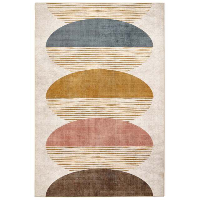 Oval Eclipse Eco-Washable Rug - image 1
