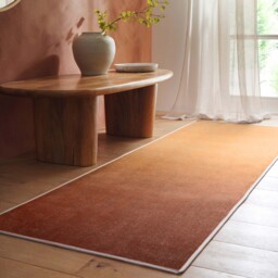 Horizon Ombre Coral Eco-Washable Runner - thumbnail 1
