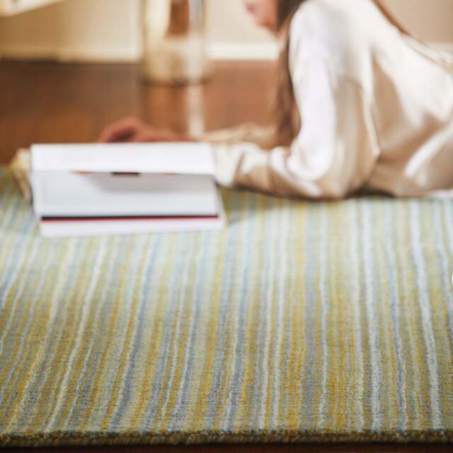 Fine Stripes Rug Ochre - image 1