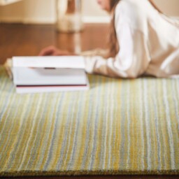 Fine Stripes Rug Ochre