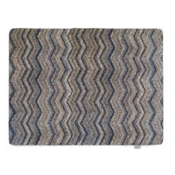 Ribbon Grey Zig Zag Washable Doormat - thumbnail 5