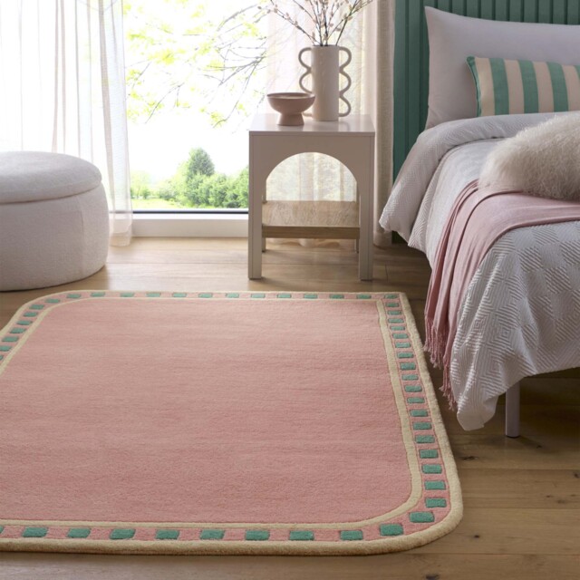 Borderline Rug Pink - image 1