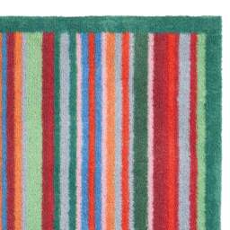 Bright Green Stripe Washable Doormat - thumbnail 4