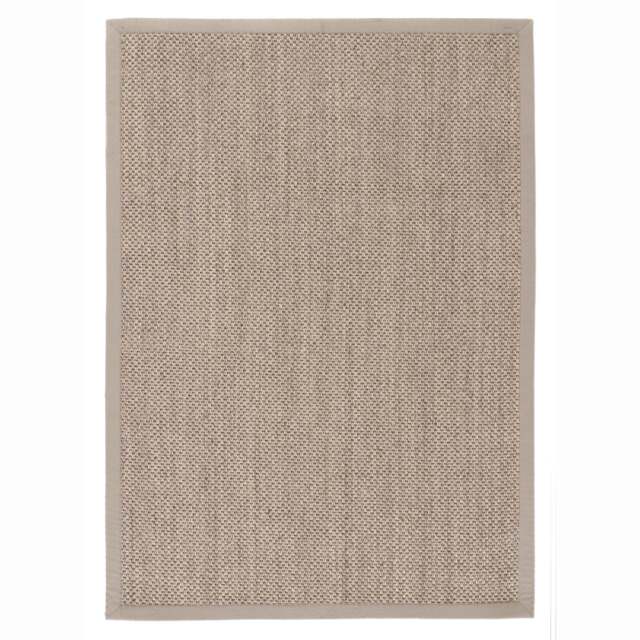 Sisal Rug Light Beige with Sand Border - image 1