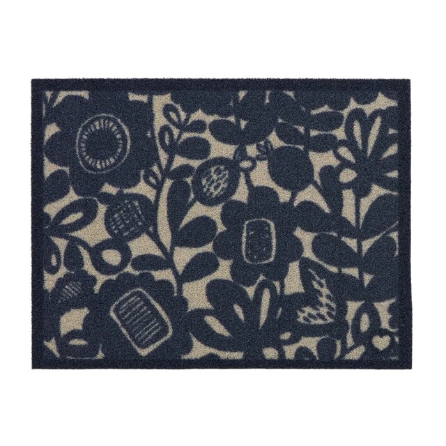 Kukkia Dark Navy Outdoor Doormat - image 1