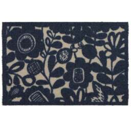 Kukkia Dark Navy Outdoor Doormat - thumbnail 2