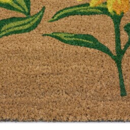 Multi Sunflowers Coir Doormat - thumbnail 3