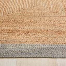 Jute Border Rug Sage Green - thumbnail 4