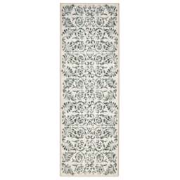 Vintage Scroll Green Eco-Washable Runner - thumbnail 1