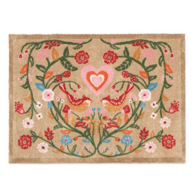 Garden Lovebirds Washable Doormat - image 1