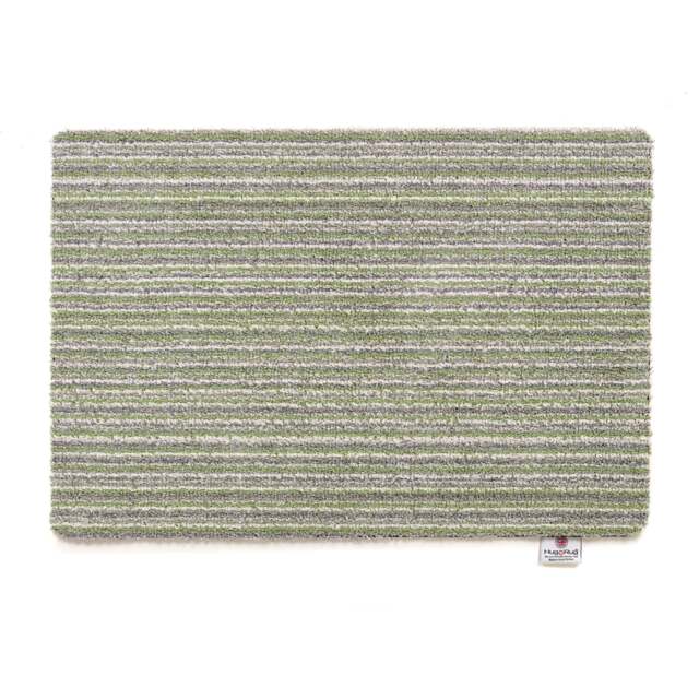 Candy Green Stripe Washable Doormat - image 1