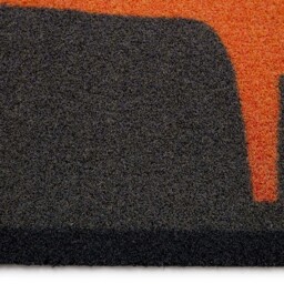 Mr Fox Orange Outdoor Doormat - thumbnail 3