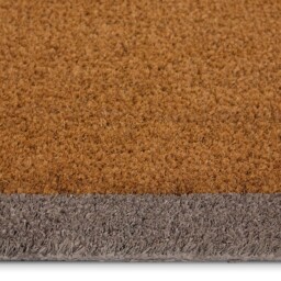 Taupe Border Coir Doormat - thumbnail 3