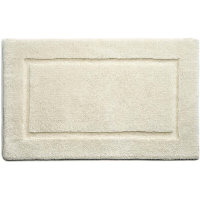 Bamboo Border Cream Bathmat - image 1
